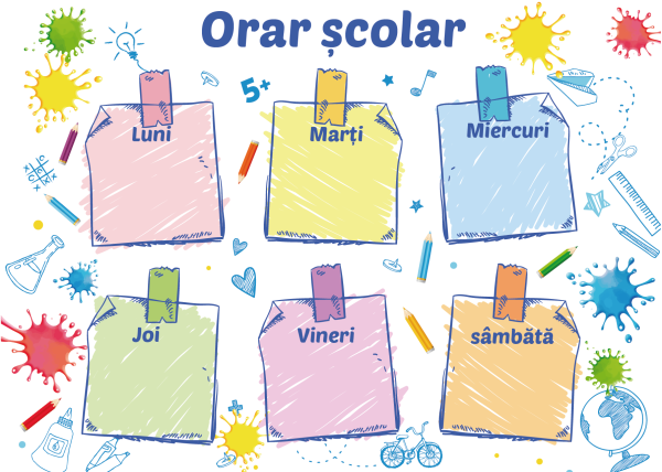 Orar 10 (25 bucăți identice)