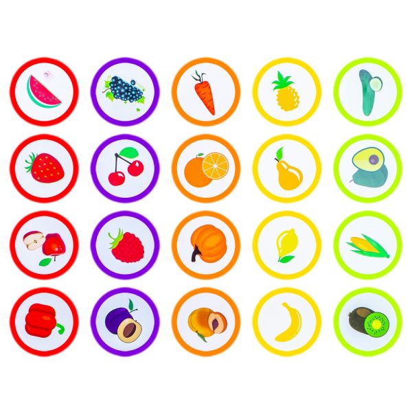 Accesorii craft, Stampilute rotunde, 20 buc/set - S-COOL - imagine 8
