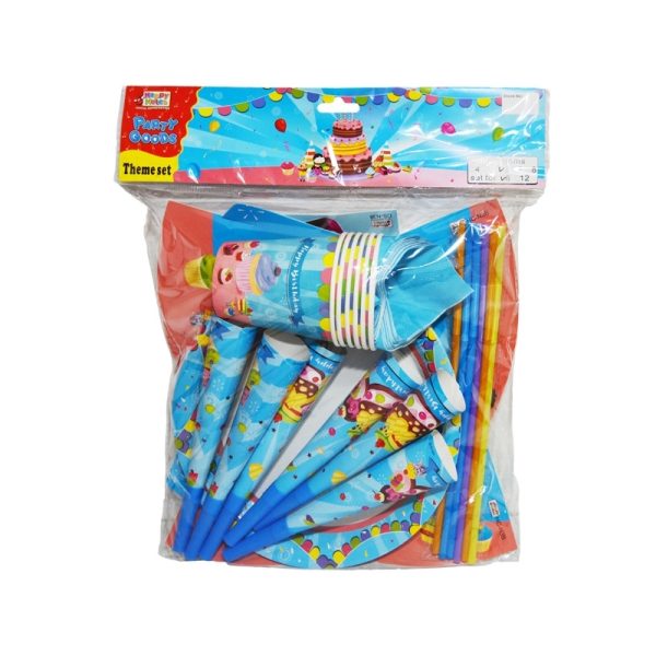 Accesorii party, din carton, 36 piese/set - imagine 3