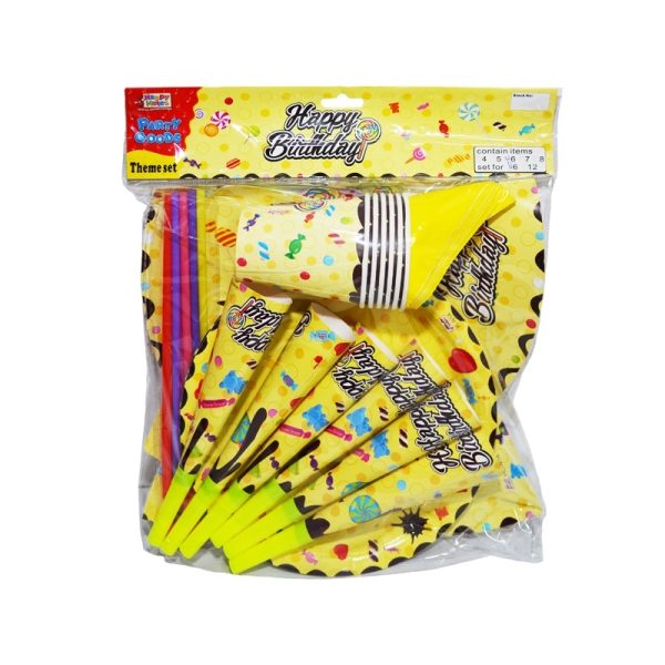Accesorii party, din carton, 36 piese/set - imagine 4