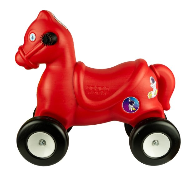 Calut cu roti, rosu - ROBENTOYS - imagine 2