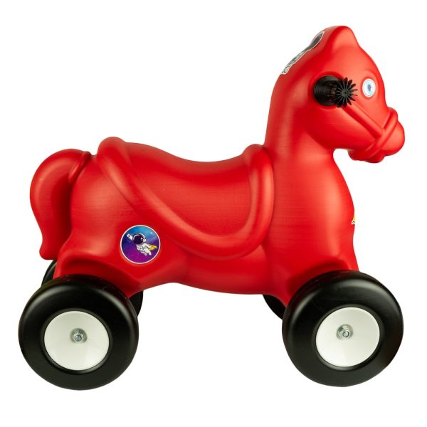 Calut cu roti, rosu - ROBENTOYS - imagine 4