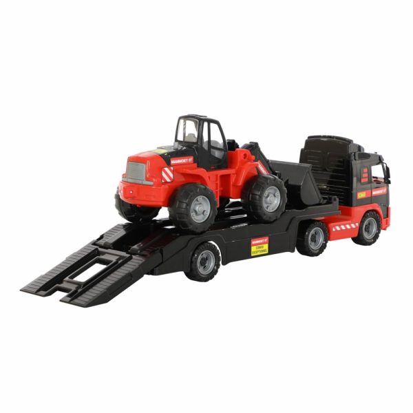 Camion+buldozer - Mammoet, 89x19x25 cm, Polesie - imagine 3