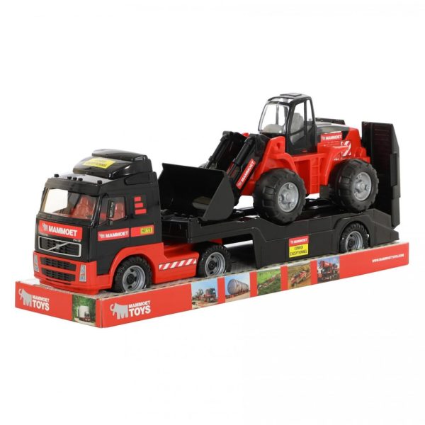 Camion+buldozer - Mammoet, 89x19x25 cm, Polesie - imagine 4