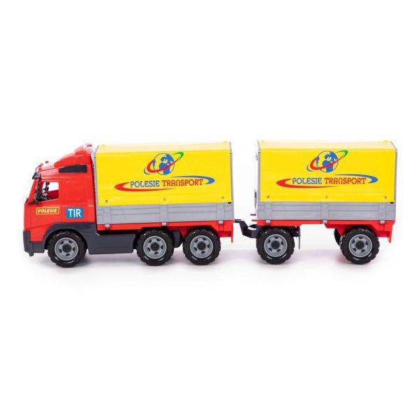 Camion cu remorca + prelata - Volvo PowerTruck, 77x19x25 cm, Wad - imagine 2