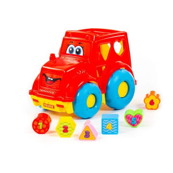 Camion + cuburi educative, 26x16.5x21 cm, Polesie - imagine 2