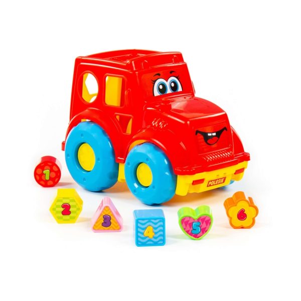 Camion + cuburi educative, 26x16.5x21 cm, Polesie - imagine 5