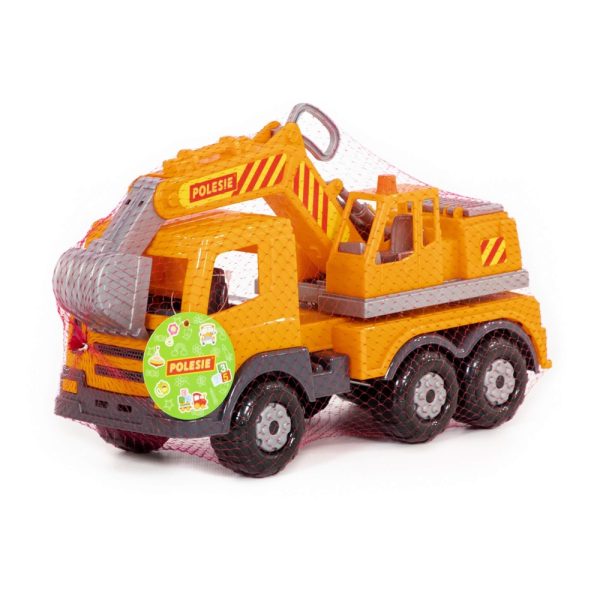 Camion-excavator, 42,5x16,5x24,5 cm, Polesie - imagine 6
