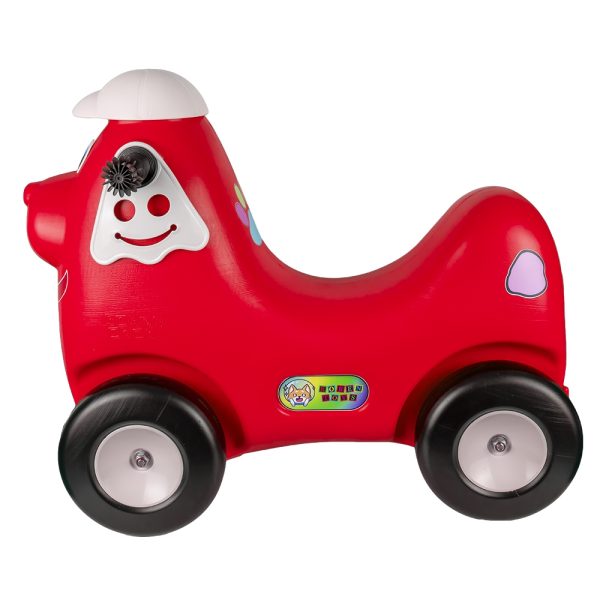 Catel balansoar 2 in 1, rosu - ROBENTOYS - imagine 3