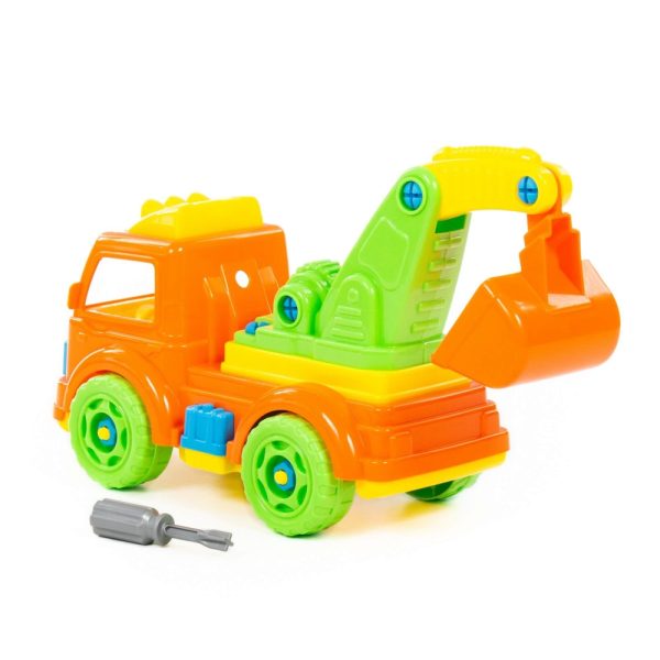 Excavator demontabil, 33x13x19 cm, Polesie - imagine 5