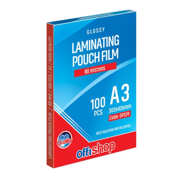 Folie laminare A3, 80mic, 100 buc/top - OFFISHOP - imagine 2