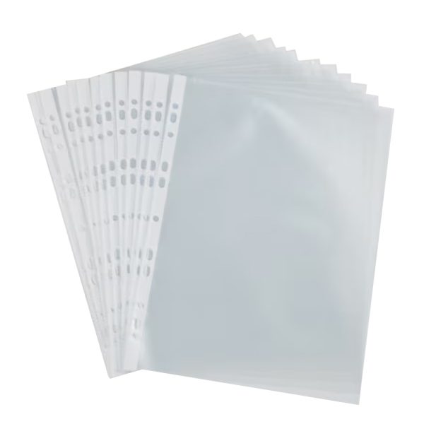 Folie protectie A4, Super Clear, 100 mic, 100 buc/set - OFFISHOP - imagine 3
