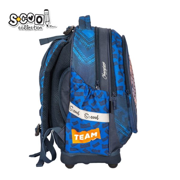 Ghiozdan anatomic BASKETBALL, 38x39x19.5 cm - S-COOL - imagine 3