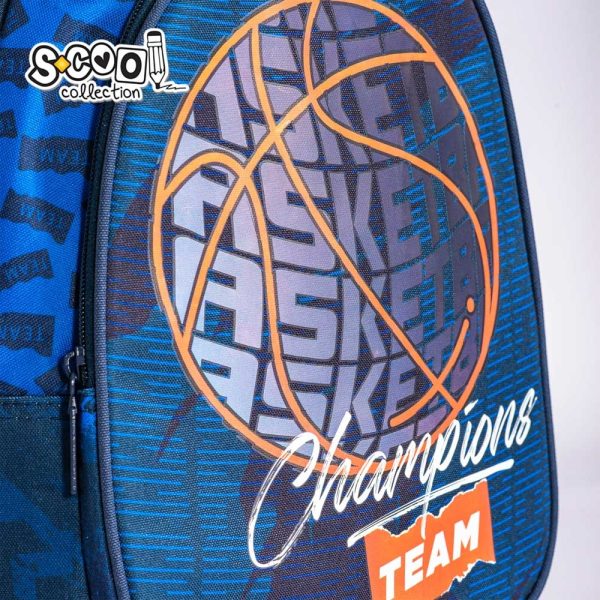 Ghiozdan anatomic BASKETBALL, 38x39x19.5 cm - S-COOL - imagine 6