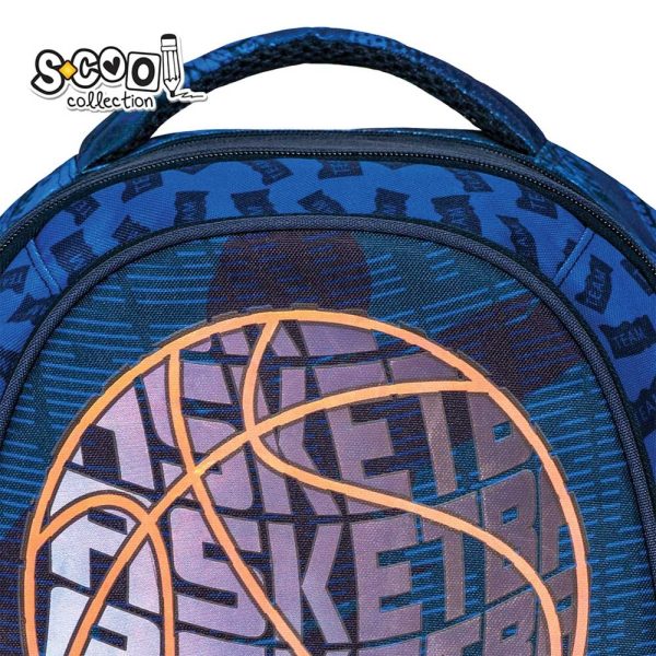 Ghiozdan anatomic BASKETBALL, 38x39x19.5 cm - S-COOL - imagine 8