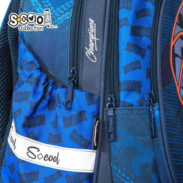 Ghiozdan anatomic BASKETBALL, 38x39x19.5 cm - S-COOL - imagine 10