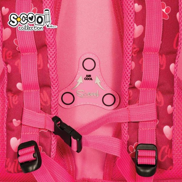 Ghiozdan anatomic CUTE KITTY, 38x39x19.5 cm - S-COOL - imagine 7
