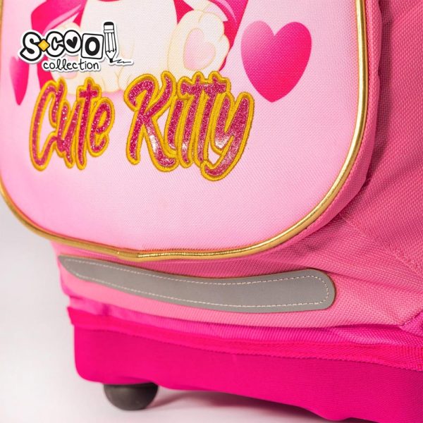 Ghiozdan anatomic CUTE KITTY, 38x39x19.5 cm - S-COOL - imagine 10