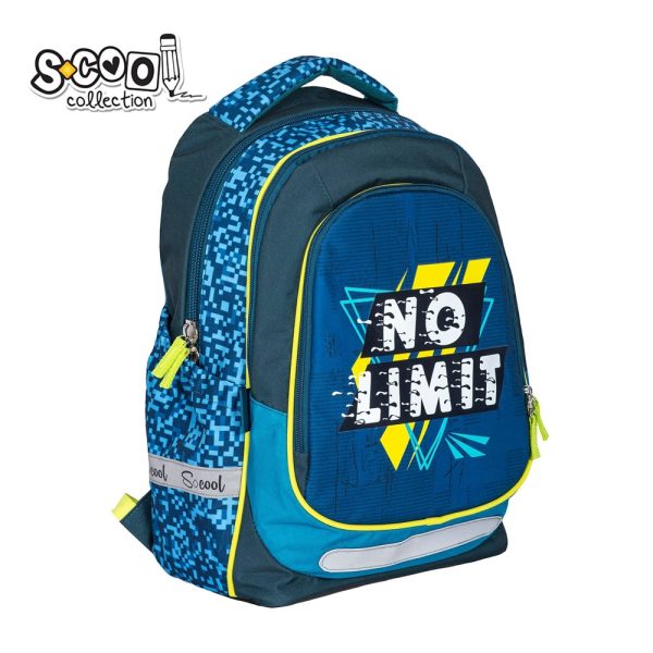 Ghiozdan anatomic LIGHT NO LIMIT, 41x28x21 cm S-COOL - imagine 2