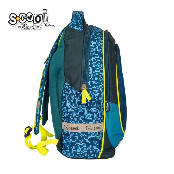 Ghiozdan anatomic LIGHT NO LIMIT, 41x28x21 cm S-COOL - imagine 3