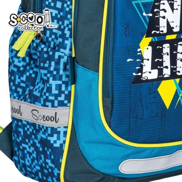 Ghiozdan anatomic LIGHT NO LIMIT, 41x28x21 cm S-COOL - imagine 10