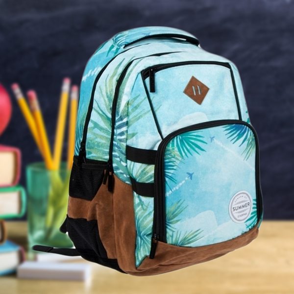 Ghiozdan compartiment laptop Summer 46,5x33,5x25 cm - STARPAK - imagine 2