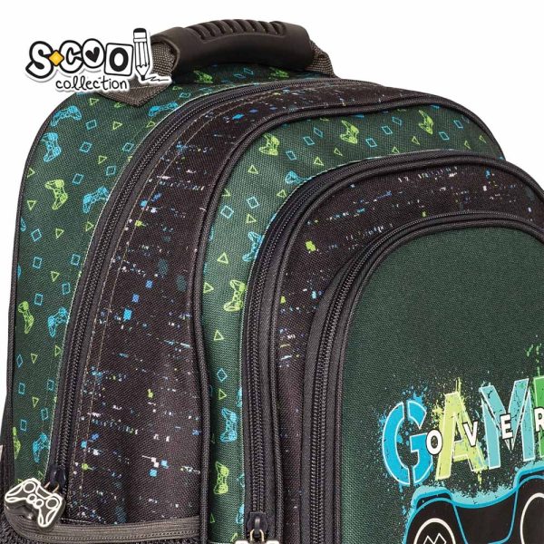 Ghiozdan ergonomic GAME, 40.5x29x13.5 cm - S-COOL - imagine 12