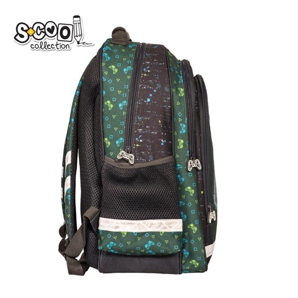 Ghiozdan ergonomic GAME, 40.5x29x13.5 cm - S-COOL - imagine 3