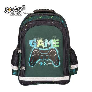 Ghiozdan ergonomic GAME, 40.5x29x13.5 cm - S-COOL