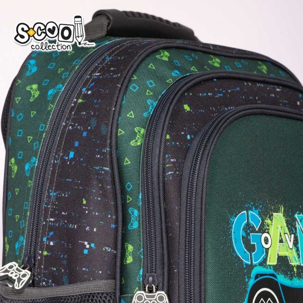 Ghiozdan ergonomic GAME, 40.5x29x13.5 cm - S-COOL - imagine 9