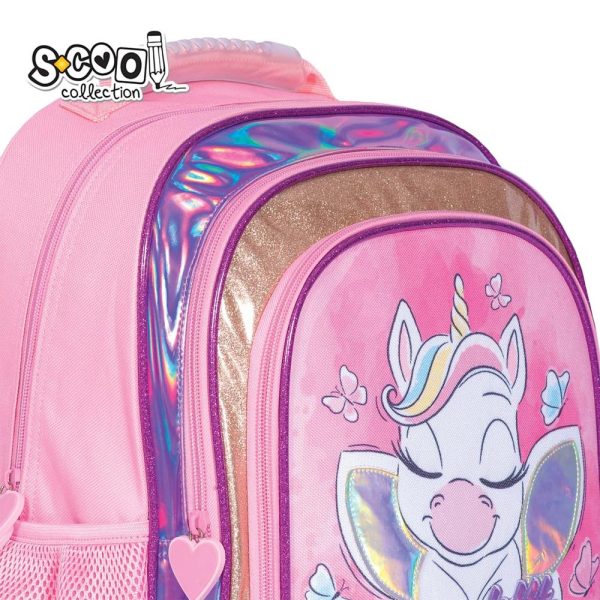 Ghiozdan ergonomic LITTLE UNICORN, 40.5x29x13.5 cm - S-COOL - imagine 13