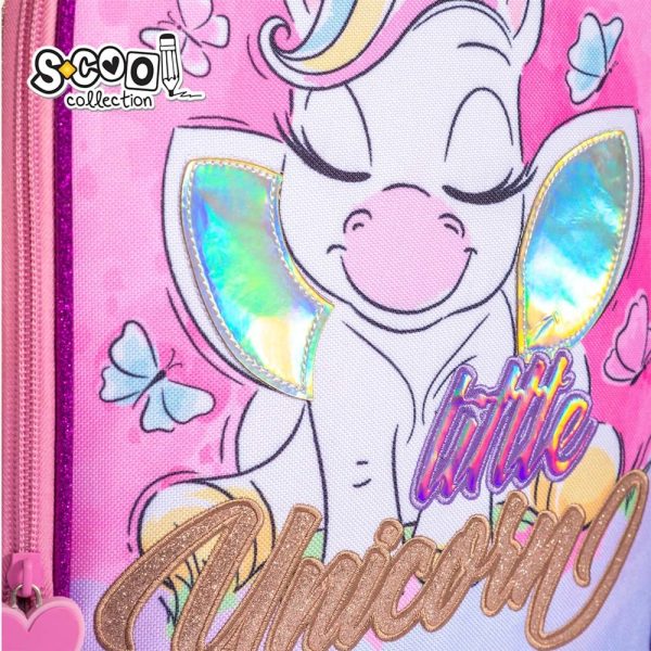 Ghiozdan ergonomic LITTLE UNICORN, 40.5x29x13.5 cm - S-COOL - imagine 8