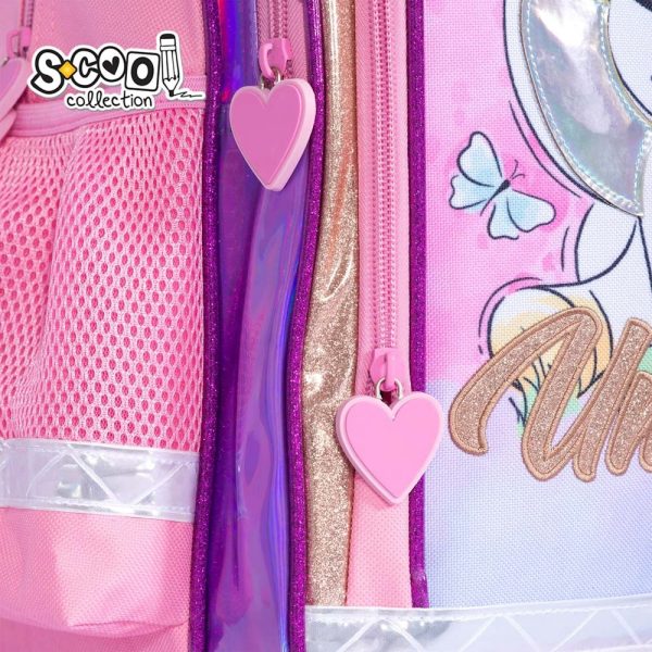 Ghiozdan ergonomic LITTLE UNICORN, 40.5x29x13.5 cm - S-COOL - imagine 9