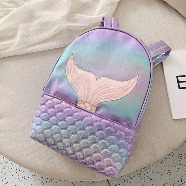 Ghiozdan gradinita GLITTER MERMAID, 25x32x11 cm - S-COOL - imagine 3