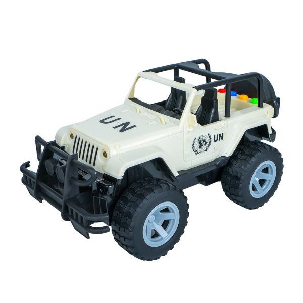 Jeep armata frictiune, cu baterii - imagine 2
