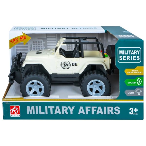 Jeep armata frictiune, cu baterii - imagine 3