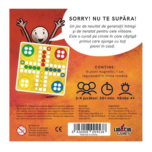 Joc magnetic - Sorry! Nu te supara! - imagine 3