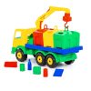Masina salubrizare + containere - SuperTruck, 42x16x25cm, Wader - imagine 2