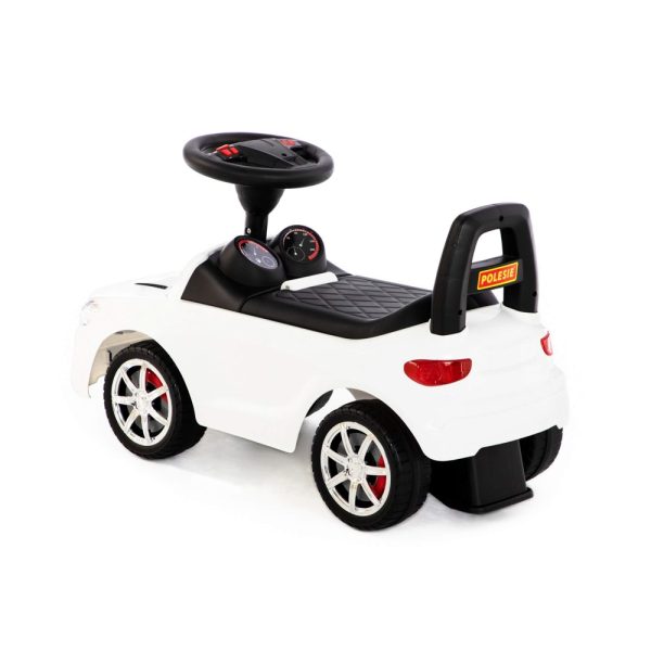 Masinuta - Supercar, alba, fara pedale, 66x28.5x30 cm, Polesie - imagine 4
