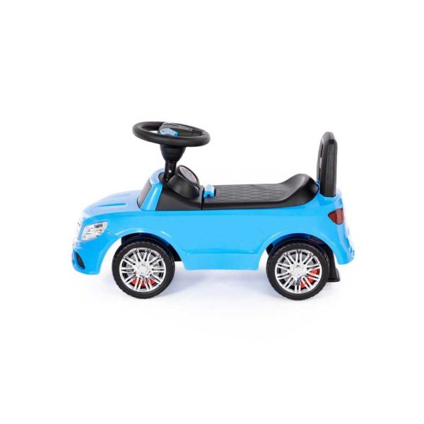 Masinuta - Supercar, albastra, fara pedale, 66x28.5x30 cm, Polesie - imagine 2