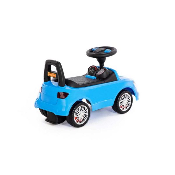 Masinuta - Supercar, albastra, fara pedale, 66x28.5x30 cm, Polesie - imagine 4