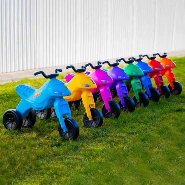 Motocicleta fara pedale, rosie - ROBENTOYS - imagine 4