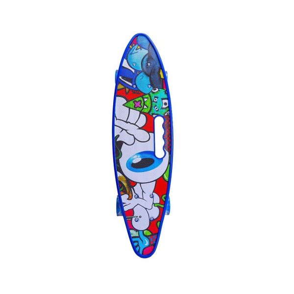 Placa skateboard cu roti silicon, led - imagine 11