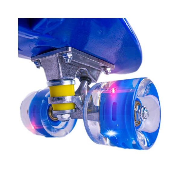 Placa skateboard cu roti silicon, led - imagine 13