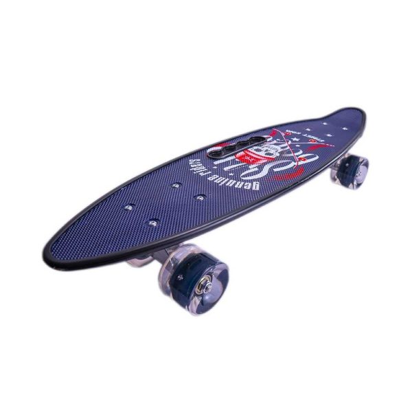 Placa skateboard cu roti silicon, led - imagine 14