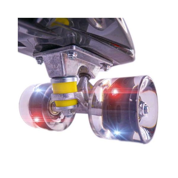 Placa skateboard cu roti silicon, led - imagine 17