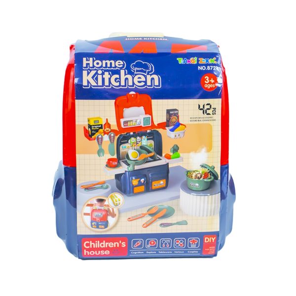 Play set bucatarie in ghiozdanel, 42 piese - imagine 3