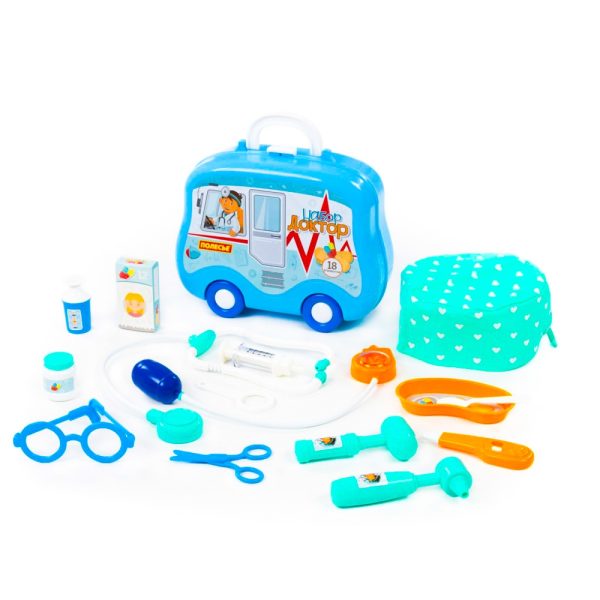 Set doctor in gentuta, 26.6x9.8x21.7 cm, Polesie - imagine 3