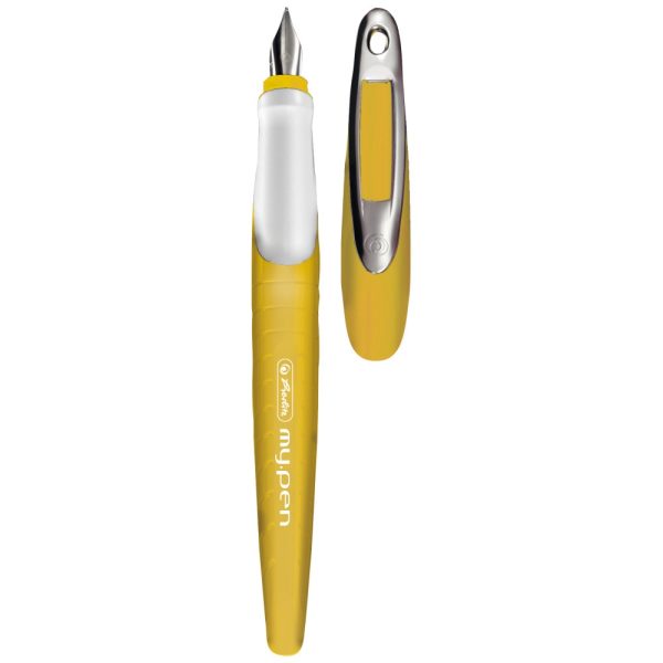 Stilou My.Pen penita L galben mustar/alb - blister - imagine 2