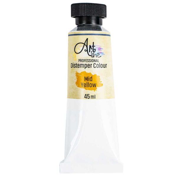Tempera Art, GALBEN, 45ml, 6 buc/set - ARTLINE - imagine 3
